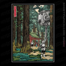 Load image into Gallery viewer, Daily_Deal_Shirts Magnets / 3"x3" / Black Galactic Empire In A Forest