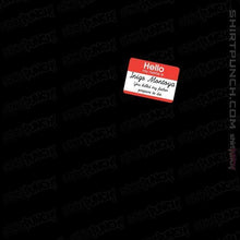 Load image into Gallery viewer, Shirts Magnets / 3"x3" / Black Hello My Name Is Inigo Montoya