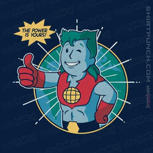 Load image into Gallery viewer, Shirts Magnets / 3"x3" / Navy Planet Boy