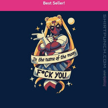 Load image into Gallery viewer, Daily_Deal_Shirts Magnets / 3"x3" / Navy In The Name Of The Moon F You