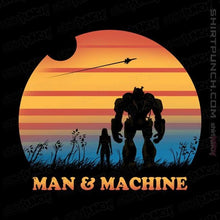 Load image into Gallery viewer, Shirts Magnets / 3"x3" / Black Robot Feels