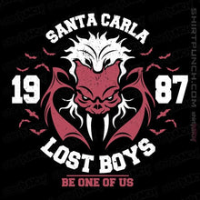 Load image into Gallery viewer, Daily_Deal_Shirts Magnets / 3"x3" / Black Santa Carla Boys