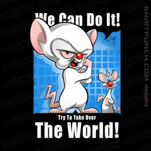 Load image into Gallery viewer, Shirts Magnets / 3"x3" / Black Conquer The World