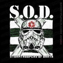 Load image into Gallery viewer, Shirts Magnets / 3"x3" / Black S.O.D.