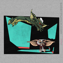 Load image into Gallery viewer, Daily_Deal_Shirts Magnets / 3"x3" / Sports Grey Gizmo And Stripe