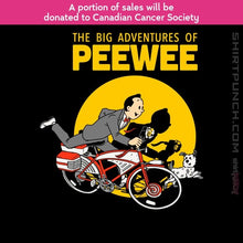 Load image into Gallery viewer, Daily_Deal_Shirts Magnets / 3"x3" / Black The Big Adventures of Pee Wee