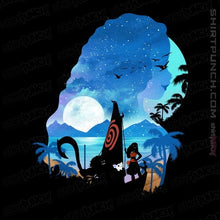 Load image into Gallery viewer, Daily_Deal_Shirts Magnets / 3&quot;x3&quot; / Black Moana Shadow
