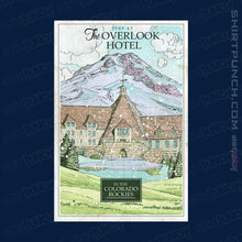 Load image into Gallery viewer, Shirts Magnets / 3"x3" / Navy Stay at the Overlook Hotel