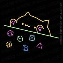 Load image into Gallery viewer, Daily_Deal_Shirts Magnets / 3&quot;x3&quot; / Black Neon DND Cat
