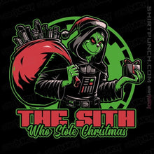 Load image into Gallery viewer, Daily_Deal_Shirts Magnets / 3"x3" / Black The Sith Who Stole Christmas