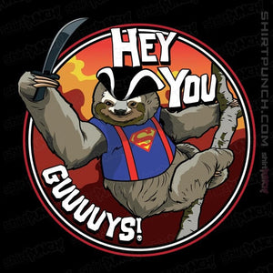 Daily_Deal_Shirts Magnets / 3"x3" / Black Hey You Guys