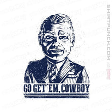 Load image into Gallery viewer, Shirts Magnets / 3"x3" / White Cowboy