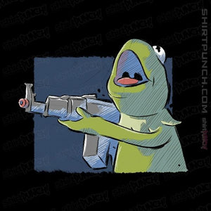 Shirts Magnets / 3"x3" / Black Frog Gun