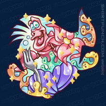 Load image into Gallery viewer, Shirts Magnets / 3"x3" / Navy Magical Silhouettes - Flounder