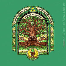 Load image into Gallery viewer, Shirts Magnets / 3"x3" / Irish Green Deku Tree