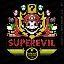 Load image into Gallery viewer, Shirts Magnets / 3"x3" / Black Superevil Inferno