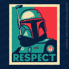 Load image into Gallery viewer, Daily_Deal_Shirts Magnets / 3"x3" / Navy Respect