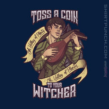 Load image into Gallery viewer, Shirts Magnets / 3"x3" / Navy Toss A Coin