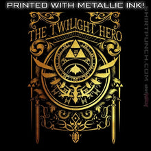 Load image into Gallery viewer, Daily_Deal_Shirts Magnets / 3"x3" / Black The Twilight Hero