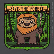 Load image into Gallery viewer, Shirts Magnets / 3"x3" / Charcoal Save The Forest