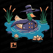 Load image into Gallery viewer, Secret_Shirts Magnets / 3"x3" / Black The Dark Duck