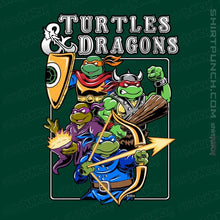 Load image into Gallery viewer, Daily_Deal_Shirts Magnets / 3"x3" / Forest Turtles & Dragons