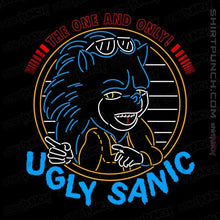 Load image into Gallery viewer, Daily_Deal_Shirts Magnets / 3"x3" / Black Ugly Sanic