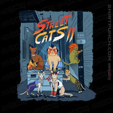 Load image into Gallery viewer, Shirts Magnets / 3"x3" / Black Street Cats II