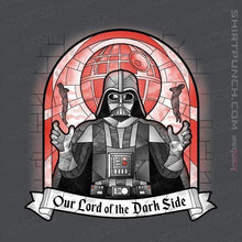 Load image into Gallery viewer, Shirts Magnets / 3"x3" / Charcoal Our Lord Of The Dark Side