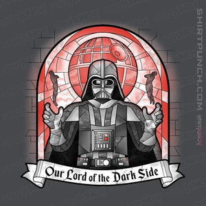 Shirts Magnets / 3"x3" / Charcoal Our Lord Of The Dark Side
