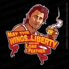 Load image into Gallery viewer, Shirts Magnets / 3"x3" / Black Wings Of Liberty