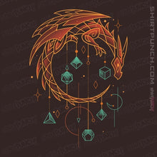 Load image into Gallery viewer, Daily_Deal_Shirts Magnets / 3"x3" / Dark Chocolate Draconic Dice Keeper