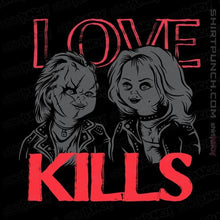 Load image into Gallery viewer, Shirts Magnets / 3"x3" / Black Love Kills