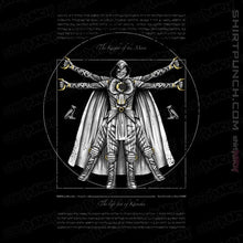 Load image into Gallery viewer, Daily_Deal_Shirts Magnets / 3"x3" / Black Vitruvian Moon Knight
