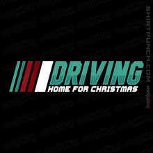 Load image into Gallery viewer, Secret_Shirts Magnets / 3"x3" / Black Driving Home For Christmas