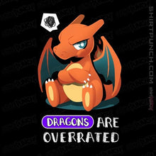 Load image into Gallery viewer, Shirts Magnets / 3"x3" / Black Dragon Type