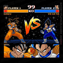 Load image into Gallery viewer, Shirts Magnets / 3"x3" / Black Goku VS Vegeta