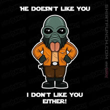 Load image into Gallery viewer, Daily_Deal_Shirts Magnets / 3"x3" / Black He Doesn't Like You