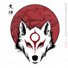 Load image into Gallery viewer, Shirts Magnets / 3"x3" / White Red Sun God