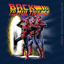 Load image into Gallery viewer, Secret_Shirts Magnets / 3"x3" / Navy Back To The Multiverse