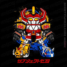 Load image into Gallery viewer, Daily_Deal_Shirts Magnets / 3"x3" / Black Chibi Megazord
