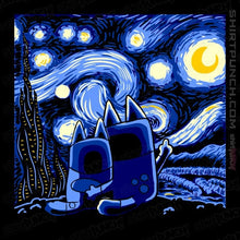 Load image into Gallery viewer, Secret_Shirts Magnets / 3"x3" / Black Bluey Night