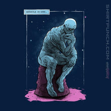 Load image into Gallery viewer, Shirts Magnets / 3"x3" / Navy Blue Thinker