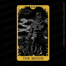 Load image into Gallery viewer, Shirts Magnets / 3"x3" / Black Tarot The Moon