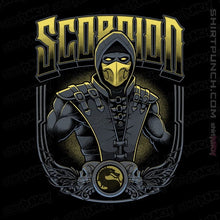 Load image into Gallery viewer, Daily_Deal_Shirts Magnets / 3"x3" / Black Scorpion Crest