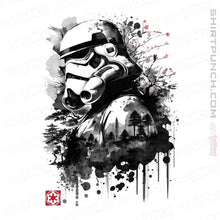 Load image into Gallery viewer, Daily_Deal_Shirts Magnets / 3"x3" / White Trooper In The Forest Sumi-e