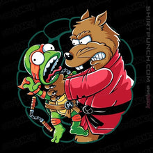 Load image into Gallery viewer, Secret_Shirts Magnets / 3"x3" / Black Why You Little Turtle Mikey