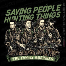 Load image into Gallery viewer, Daily_Deal_Shirts Magnets / 3"x3" / Black Supernatural Ghostbusters