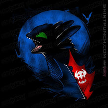 Load image into Gallery viewer, Shirts Magnets / 3"x3" / Black Night Fury