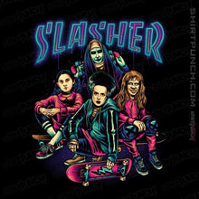 Load image into Gallery viewer, Daily_Deal_Shirts Magnets / 3"x3" / Black Slasher Girls